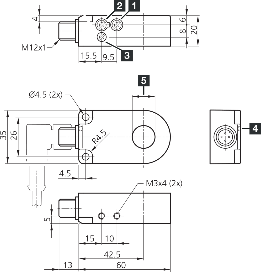 Sensor de anillo IR 20 PSOK-IBS Di-Soric 202434