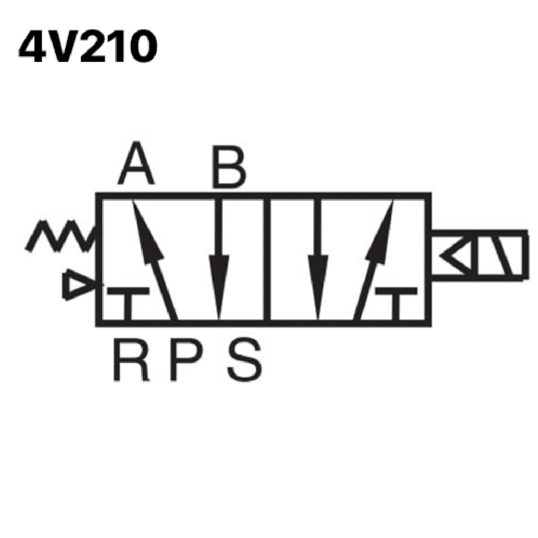 Válvula 4V210-06-B Airtac 4V21006BG