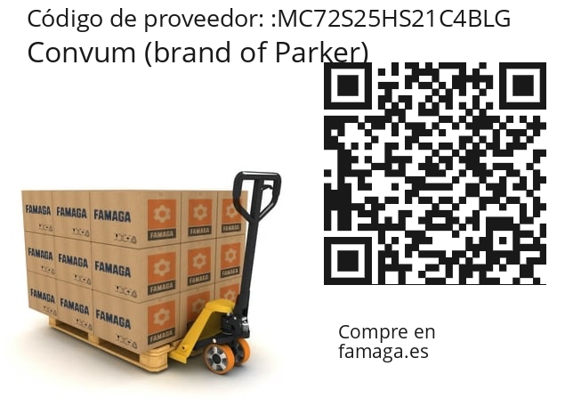   Convum (brand of Parker) MC72S25HS21C4BLG