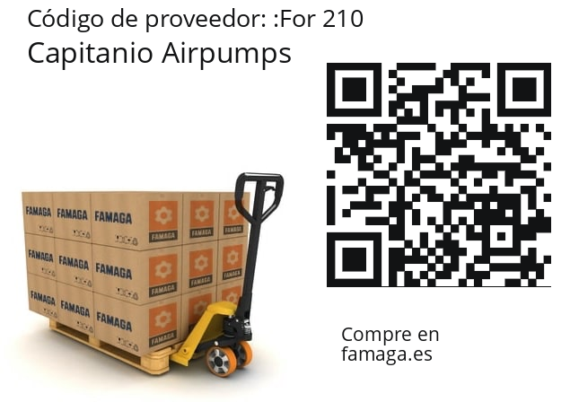   Capitanio Airpumps For 210