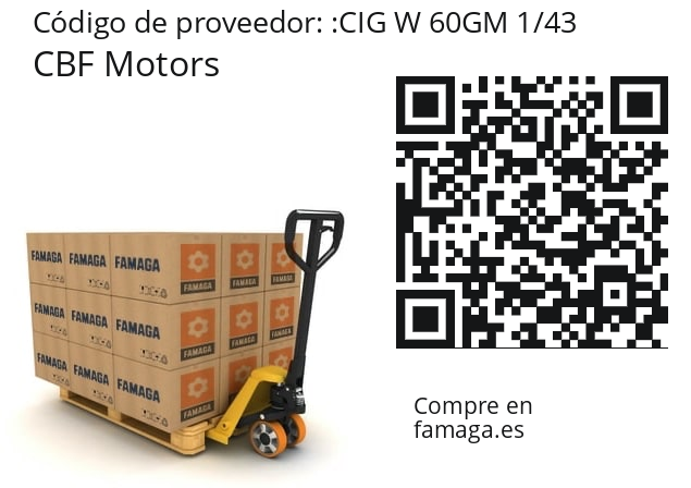   CBF Motors CIG W 60GM 1/43