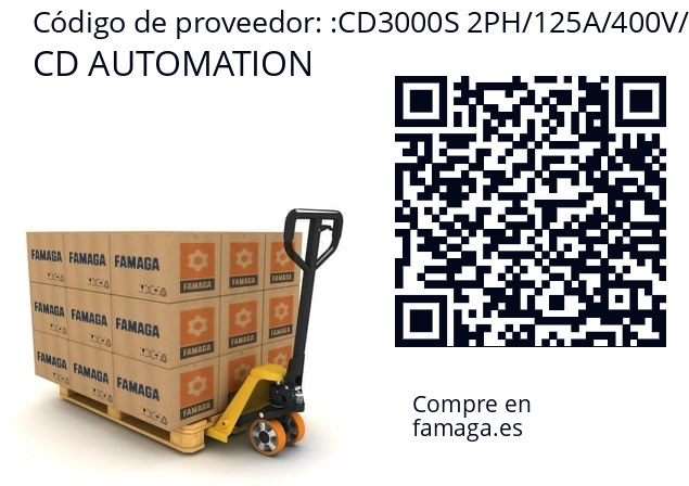   CD AUTOMATION CD3000S 2PH/125A/400V/480V/170:265V/SSR/ZC/IF