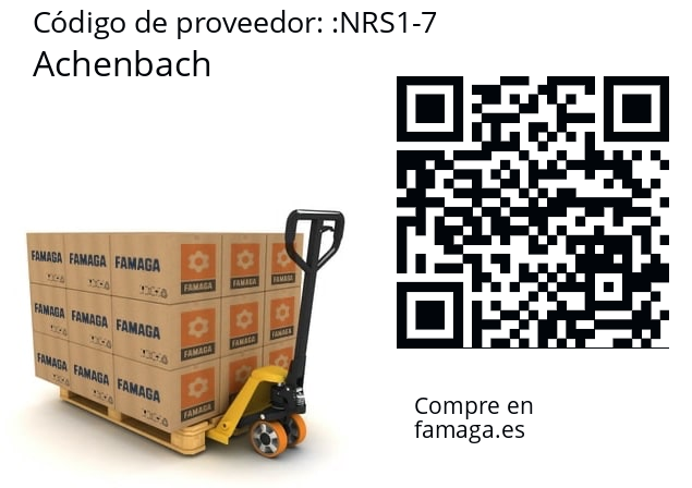   Achenbach NRS1-7