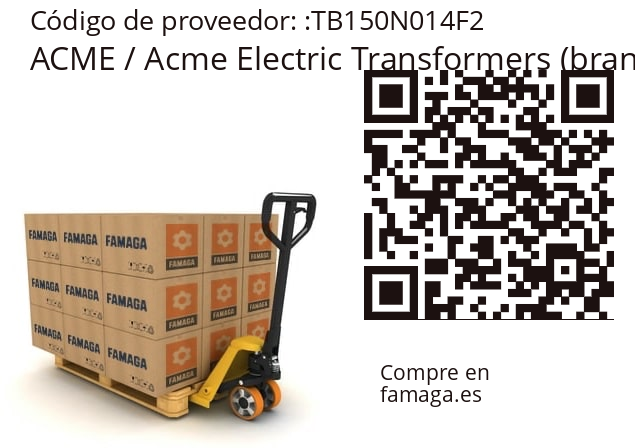   ACME / Acme Electric Transformers (brand of Hubbell) TB150N014F2