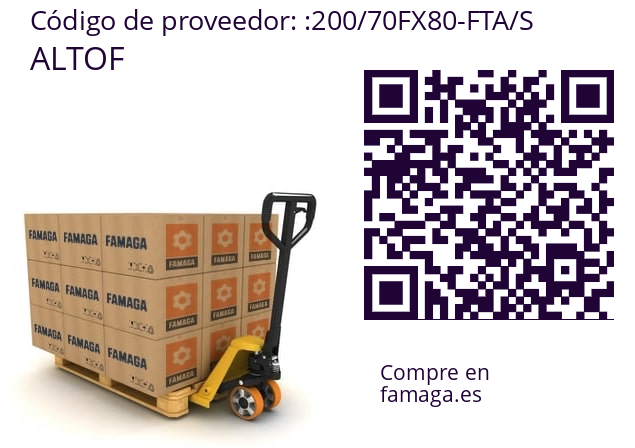   ALTOF 200/70FX80-FTA/S