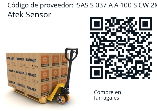   Atek Sensor SAS S 037 A A 100 S CW 2M 8 Y