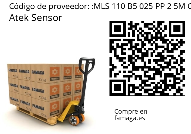   Atek Sensor MLS 110 B5 025 PP 2 5M C