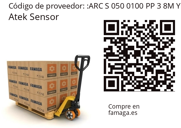   Atek Sensor ARC S 050 0100 PP 3 8M Y 6 C