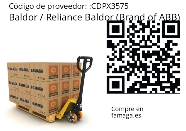   Baldor / Reliance Baldor (Brand of ABB) CDPX3575