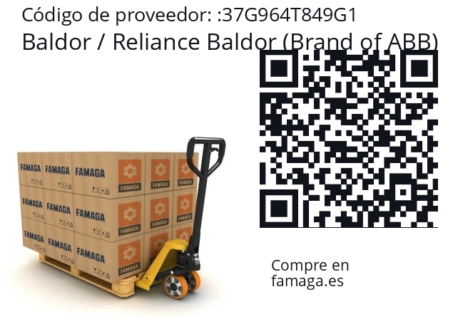   Baldor / Reliance Baldor (Brand of ABB) 37G964T849G1