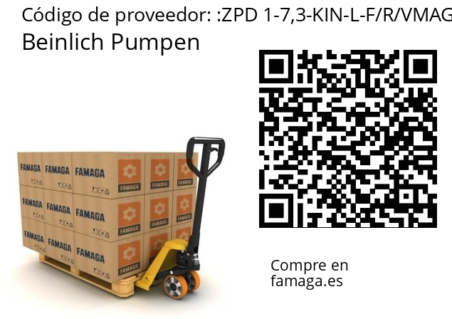   Beinlich Pumpen ZPD 1-7,3-KIN-L-F/R/VMAG(60)/VV/PTFE/003/024