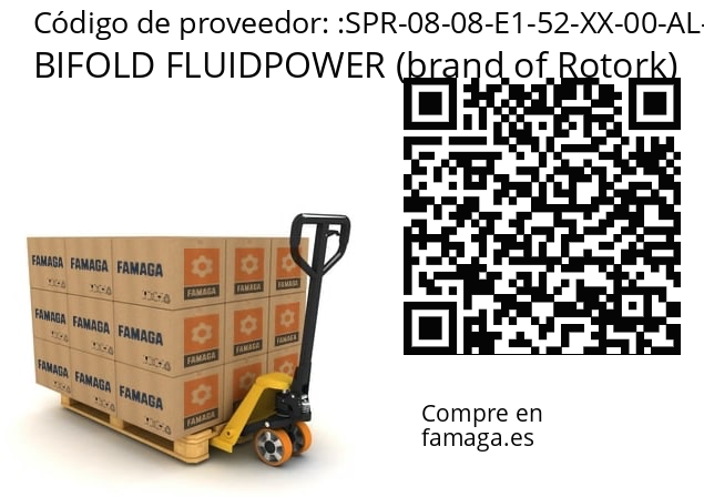   BIFOLD FLUIDPOWER (brand of Rotork) SPR-08-08-E1-52-XX-00-AL-77A-24D-30