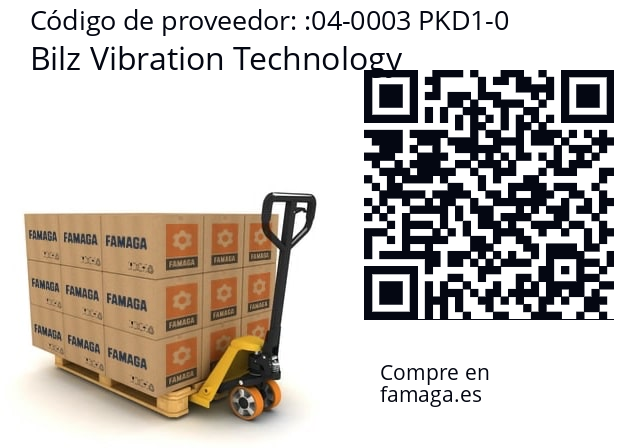   Bilz Vibration Technology 04-0003 PKD1-0