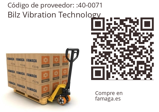   Bilz Vibration Technology 40-0071