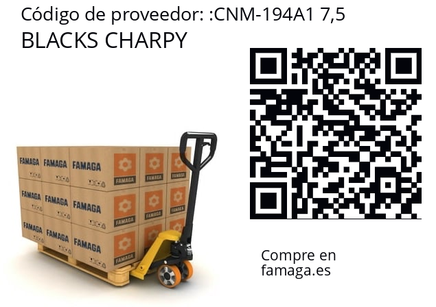   BLACKS CHARPY CNM-194A1 7,5