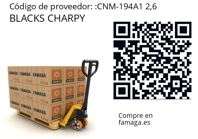   BLACKS CHARPY CNM-194A1 2,6