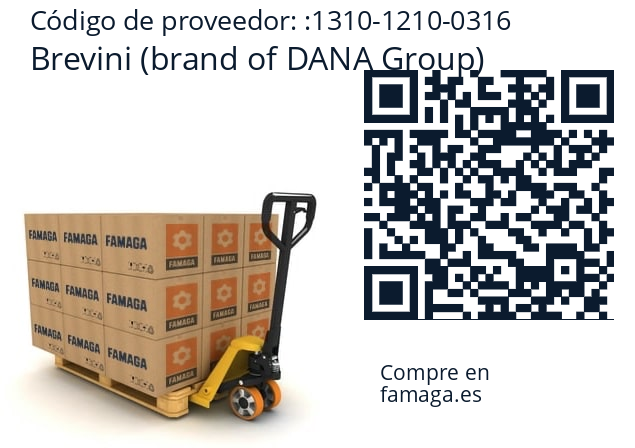   Brevini (brand of DANA Group) 1310-1210-0316