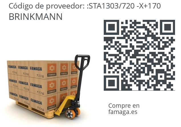  BRINKMANN STA1303/720 -X+170