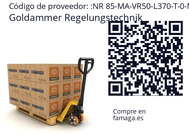   Goldammer Regelungstechnik NR 85-MA-VR50-L370-T-0-M12