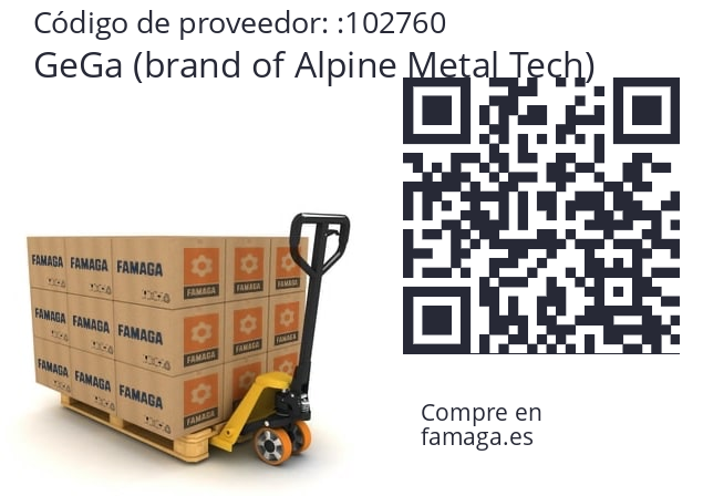   GeGa (brand of Alpine Metal Tech) 102760