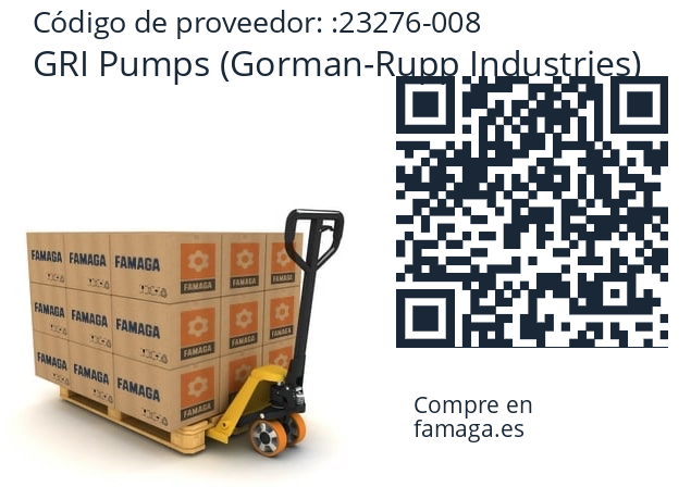   GRI Pumps (Gorman-Rupp Industries) 23276-008