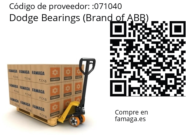   Dodge Bearings (Brand of ABB) 071040
