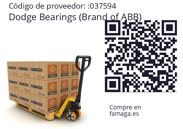   Dodge Bearings (Brand of ABB) 037594