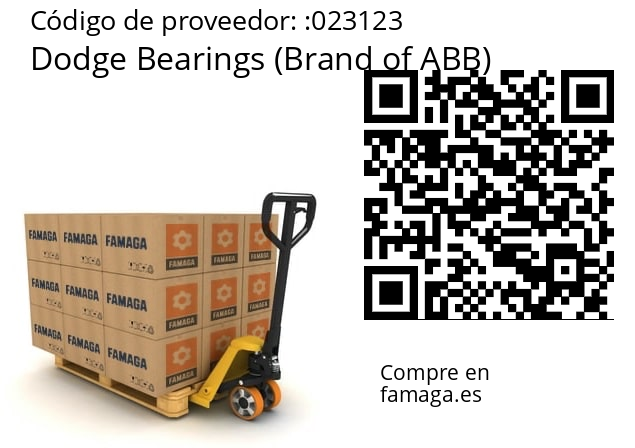   Dodge Bearings (Brand of ABB) 023123