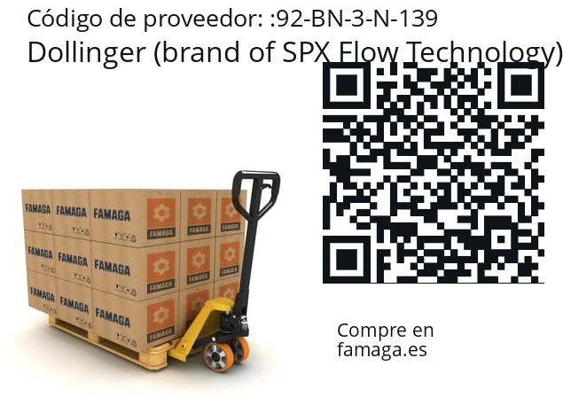  92-BN-3-N-139 Dollinger (brand of SPX Flow Technology) 92-BN-3-N-139