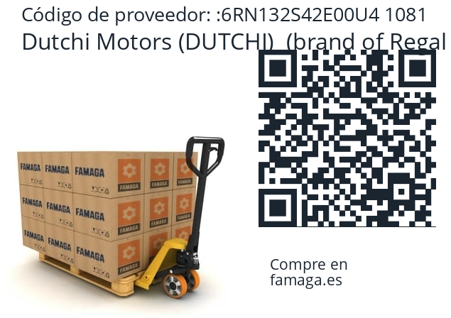   Dutchi Motors (DUTCHI)  (brand of Regal Beloit) 6RN132S42E00U4 1081