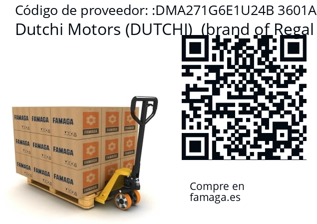   Dutchi Motors (DUTCHI)  (brand of Regal Beloit) DMA271G6E1U24B 3601­A