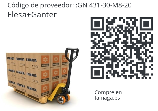   Elesa+Ganter GN 431-30-M8-20