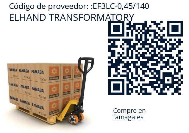   ELHAND TRANSFORMATORY EF3LC-0,45/140