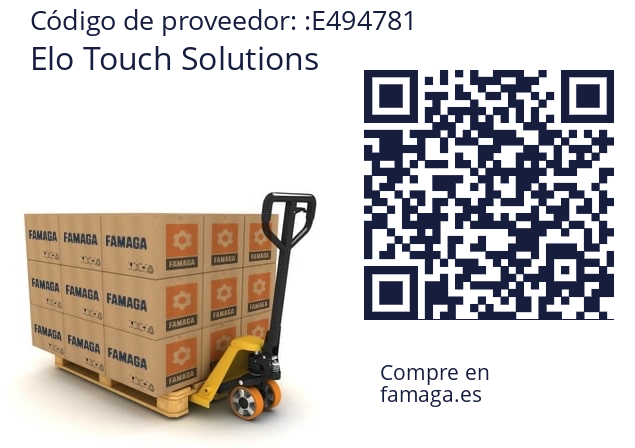   Elo Touch Solutions E494781
