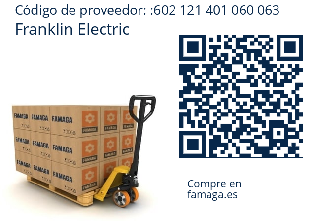   Franklin Electric 602 121 401 060 063