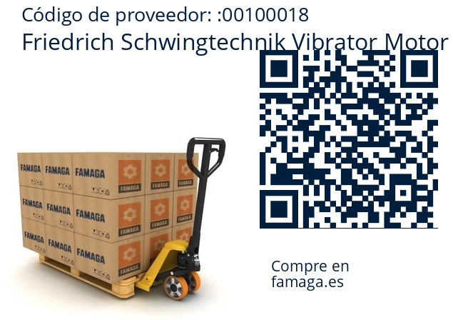   Friedrich Schwingtechnik Vibrator Motor  / Vimarc 00100018