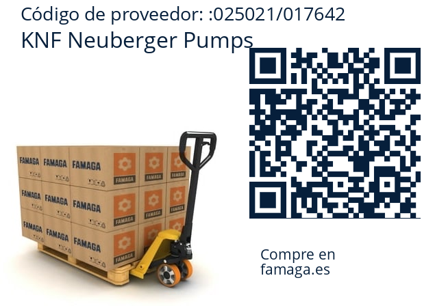   KNF Neuberger Pumps 025021/017642