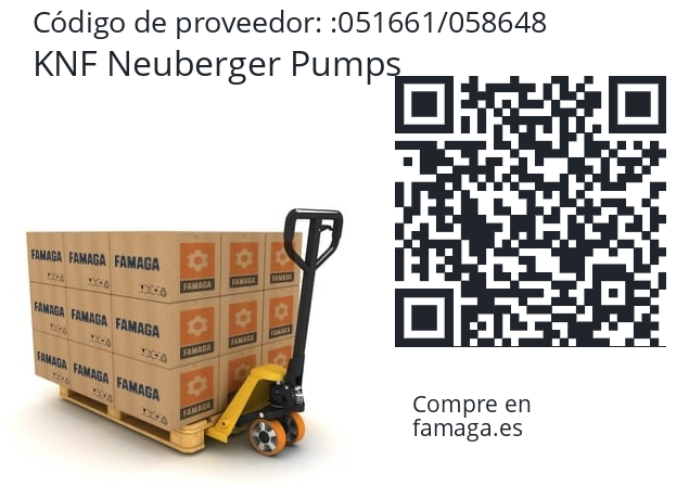   KNF Neuberger Pumps 051661/058648