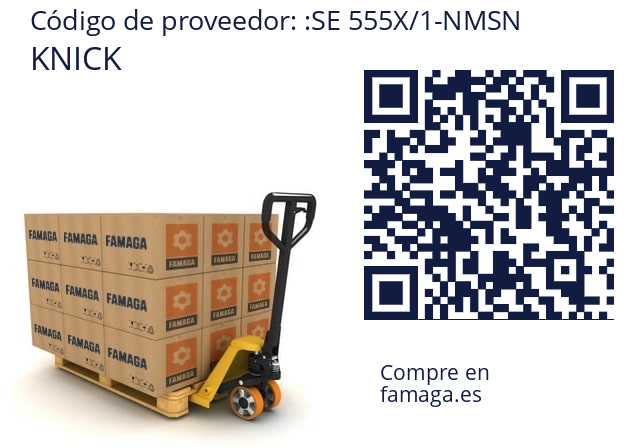   KNICK SE 555X/1-NMSN