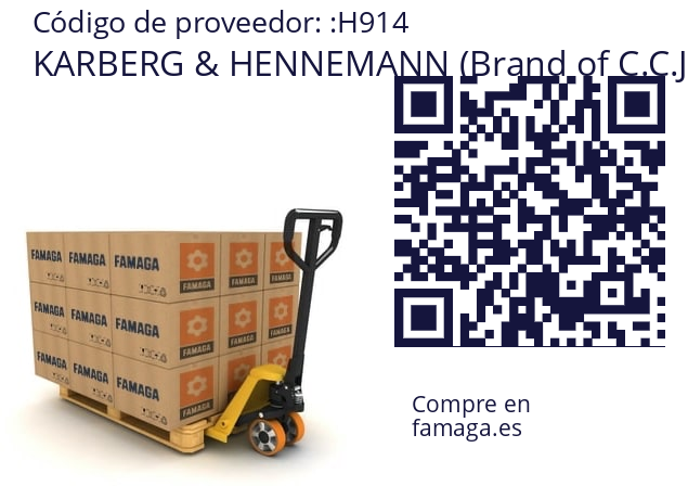   KARBERG & HENNEMANN (Brand of C.C.JENSEN) H914