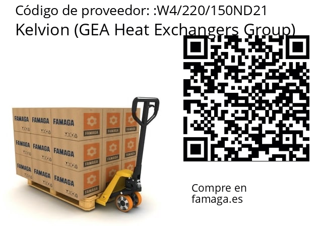   Kelvion (GEA Heat Exchangers Group) W4/220/150ND21
