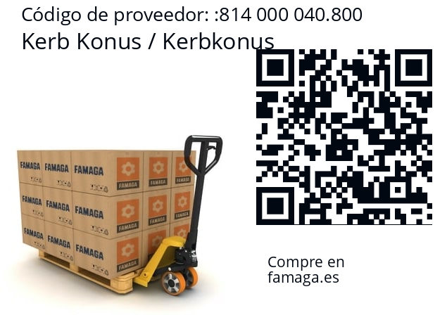   Kerb Konus / Kerbkonus 814 000 040.800
