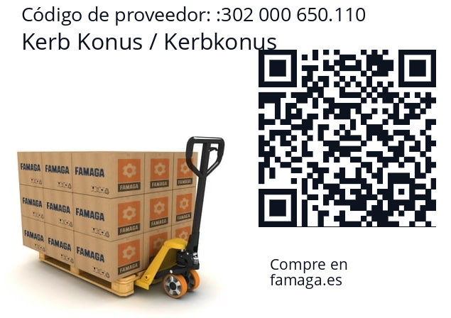   Kerb Konus / Kerbkonus 302 000 650.110
