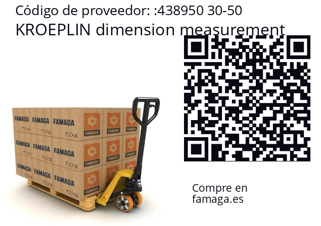   KROEPLIN dimension measurement 438950 30-50