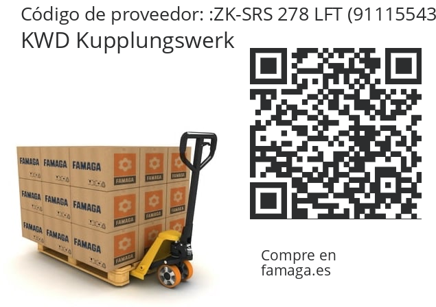   KWD Kupplungswerk ZK-SRS 278 LFT (91115543)