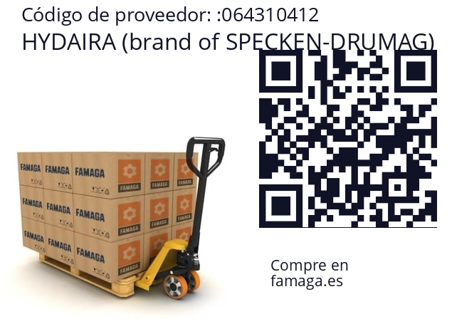   HYDAIRA (brand of SPECKEN-DRUMAG) 064310412