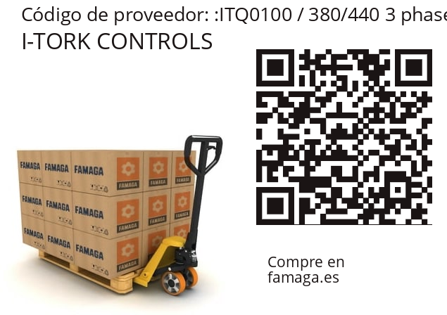   I-TORK CONTROLS ITQ0100 / 380/440 3 phase VAC  / IP67