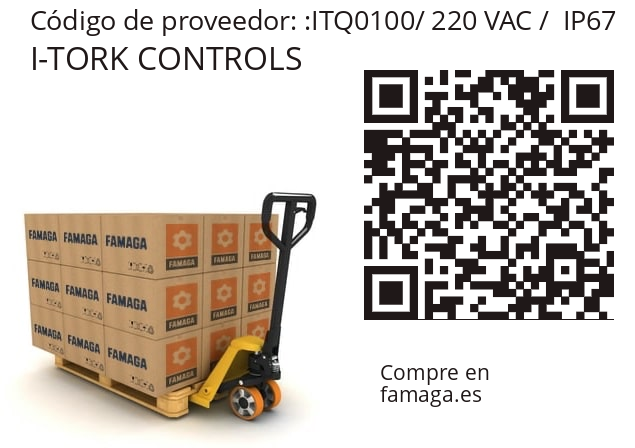   I-TORK CONTROLS ITQ0100/ 220 VAC /  IP67