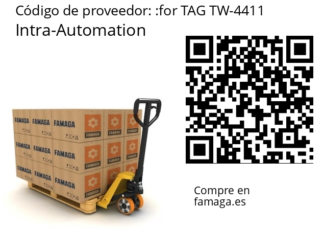   Intra-Automation for TAG TW-4411