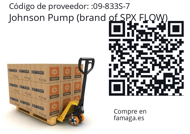  Johnson Pump (brand of SPX FLOW) 09-833S-7